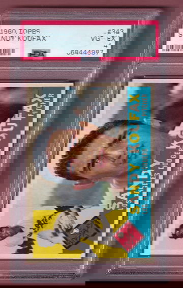 1960 Topps #343 Sandy Koufax PSA 4