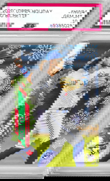 2020 Topps Holiday Bo Bichette PSA 10