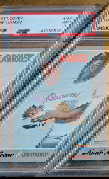 1970 Topps Hank Aaron PSA 7