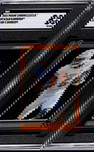 2023 Panini Clearly Donruss Bijan Robinson #34 RC SGC 8