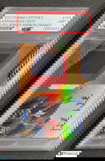 Deshaun Watson 2017 Certified Mirror Orange Jersey RC Auto #208 /99 Browns PSA 9