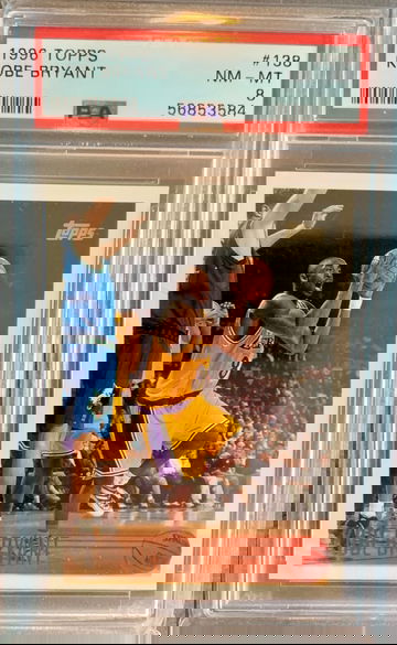 1996 Topps Kobe Bryant PSA 8