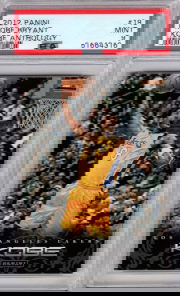  2012 Panini Kobe Bryant Anthology #19 - PSA 9