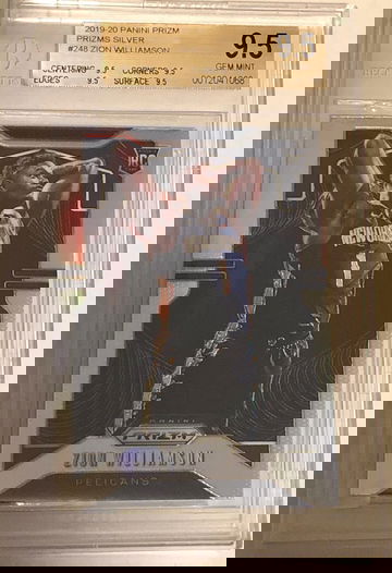 Zion Williamson Prizm Silver True Gem