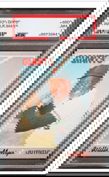 1970 Topps Willie Mays #600 PSA 7