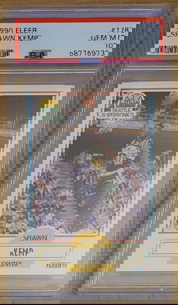 1990 Fleer Shawn Kemp #178 PSA 10 Gem MT