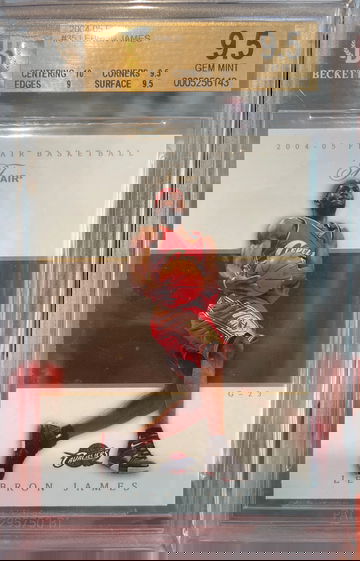 2004-2005 Lebron James flair BGS 9.5
