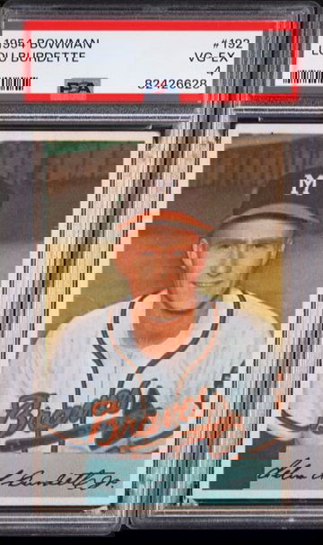 1954 Bowman Lou Burdette #192 PSA 4 [BL-2.42]