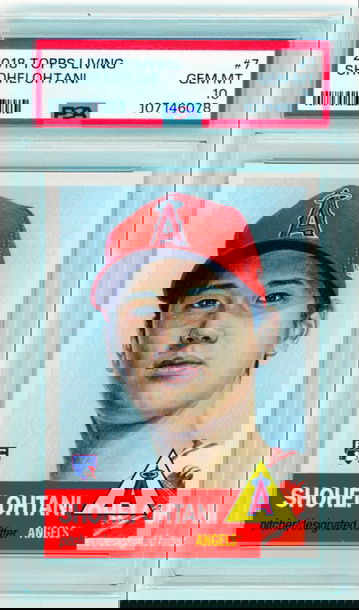 2018 Topps Living #7 Shohei Ohtani PSA 10 GEM MINT!