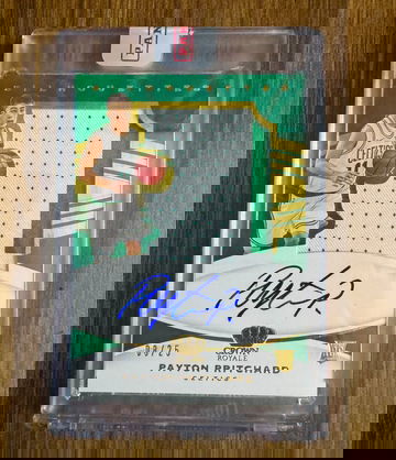 2020 Crown Royale Payton Pritchard Prime Silhouette Rookie Patch Auto /25 #103