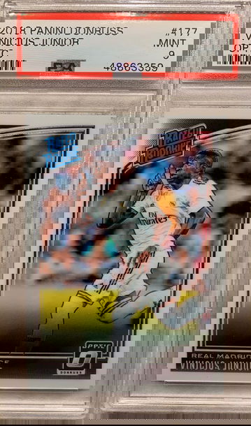 2018 Panini Donruss Vinicius Junior Optic PSA 9 Low POP!