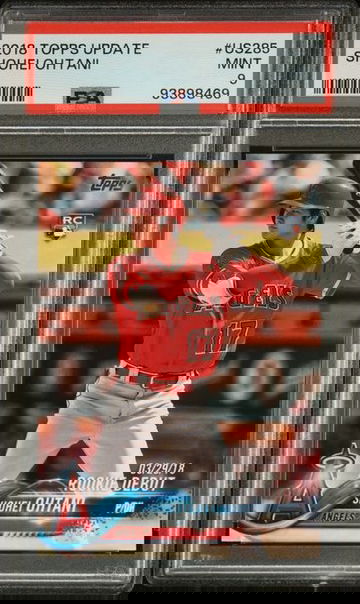 2018 TOPPS UPDATE SHOHEI OHTANI #US285 PSA 9 MT ANGELS RATED ROOKIE