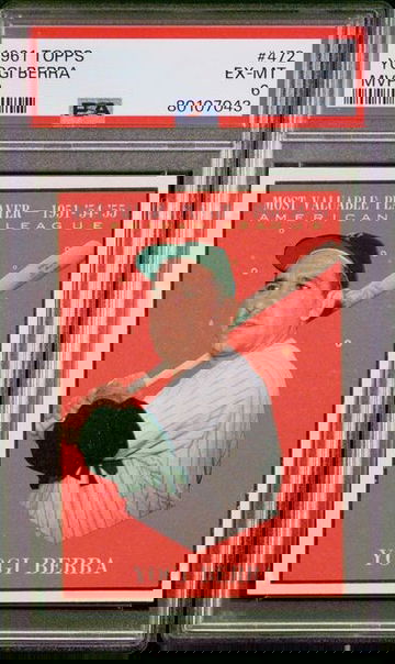 1961 Topps Yogi Berra MVP #472 PSA 6 [BL-1.46]