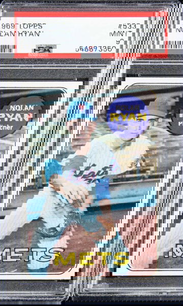 1969 Topps Nolan Ryan PSA 9