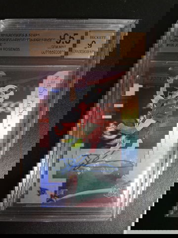 2018 rookie & stars rookies longevity signatures purple Josh Rosen 2/25 Auto BGS 9.5/9