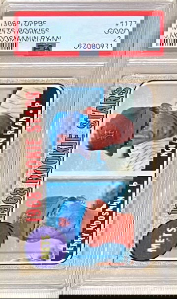 1968 Topps #177 Nolan Ryan/Jerry Koosman PSA 2 rookie card RC