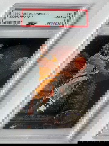 1997 Metal Universe Kobe Bryant PSA 8 #81 Death Star Los Angeles Lakers NBA Basketball 2nd Year