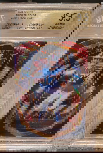 2018 Select Josh Allen Tri Color #139 BGS 9.5 /199