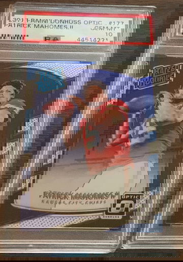 2017 Panini Donruss Optic Patrick Mahomes #177 PSA 10 