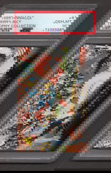 1995 Pinnacle Trophy Collection #4 Jerry Rice PSA 10 HOF Rare Pop 7!