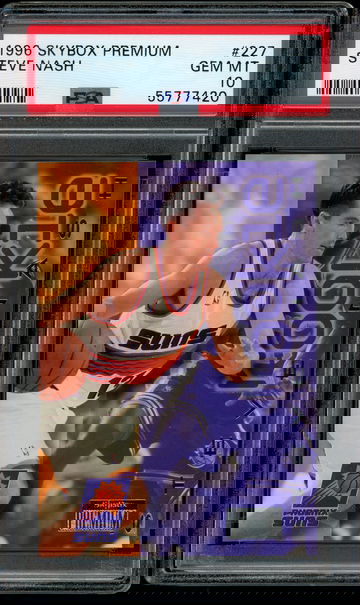 1996 Skybox Premium #227 Steve Nash PSA 10 Gem Mint