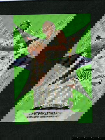 2023 Panini Mosaic Epic Performers Green Fluorescent Anthony Edwards #20 /10