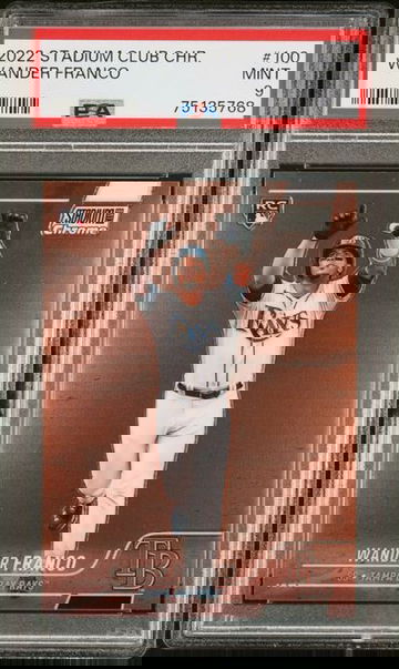 Wander Franco 2022 Topps Stadium Club Chrome #100  RC PSA 9