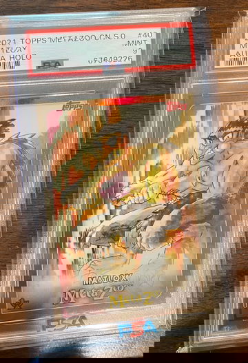 Metazoo Topps Series 0 Matlox Aura Holo Foil #40 PSA 9 Mint