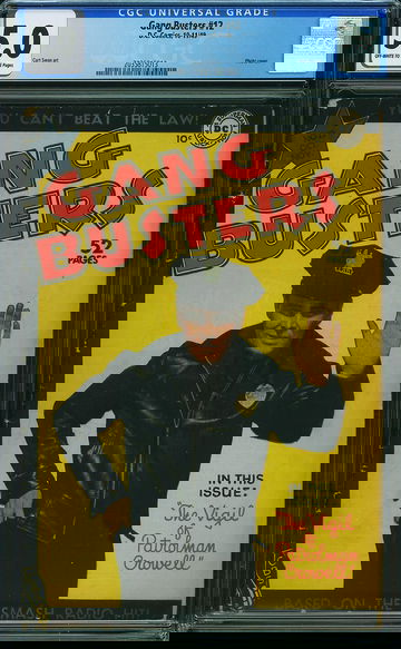 GANG BUSTERS #12, CGC 5.0 VGF