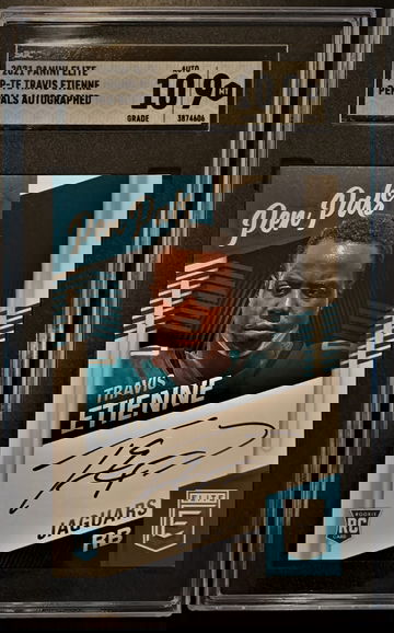 2021 Travis Etienne Elite Pen Pals Auto