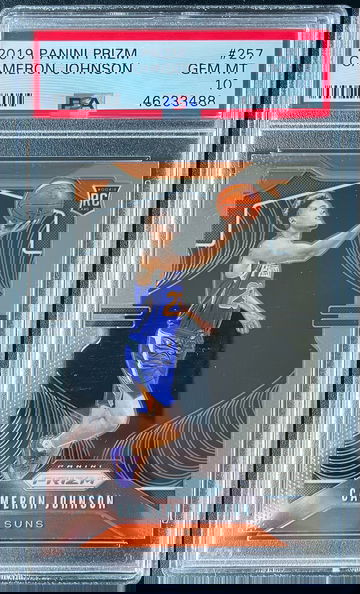 2019 Prizm Cameron Cam Johnson PSA 10 