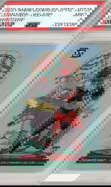 2020 PANINI DONRUSS OPTIC DOWNTOWN C EDWARDS-HELAIRE #DT35 PSA 9 MINT