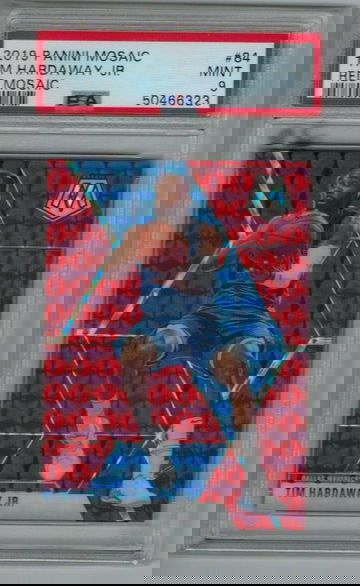 2019-20 PANINI MOSAIC red  #84 TIM HARDAWAY JR PSA 9 MINT POP1