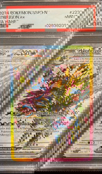 2024 Pokémon Hydreigon ex Surging Sparks 223/191 PSA 9 Mint