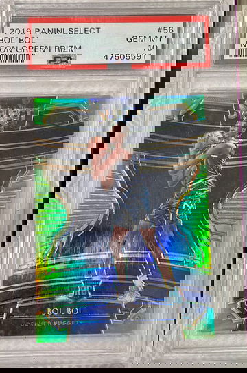 2018-19 Select Bol Bol Prizm Neon Green 25/75 Gem Mint PSA 10