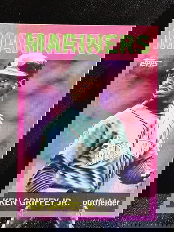 Ken Griffey Jr.  2025 Topps Archives  PINK FOIL #48  Seattle Mariners