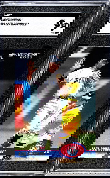 2003 Donruss #206 Alex Rodriguez SGC 9