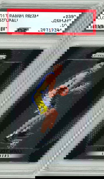 2017 Prizm #289 Lonzo Ball PSA 10 Gem-Mint