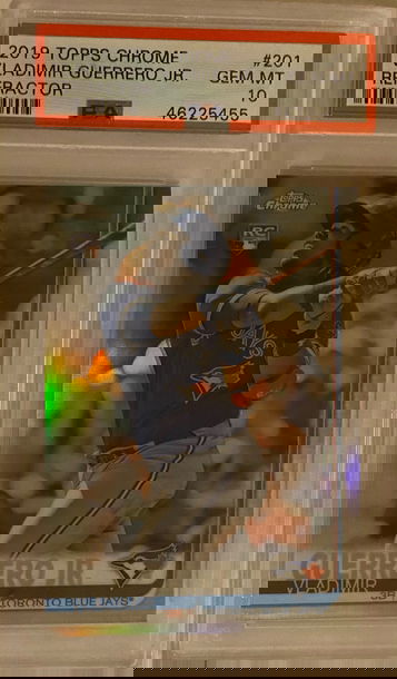 VLADIMIR GUERRERO Jr. 2019 Topps Chrome SP RC Refractor! PSA 10! LOWLOWLOW POP!