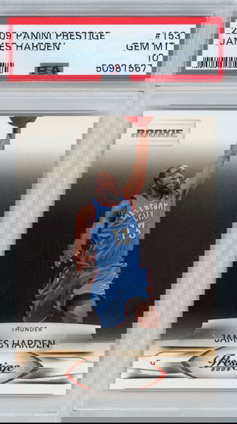 2009 Panini Prestige James Harden - PSA 10 - Rookie Card RC #153