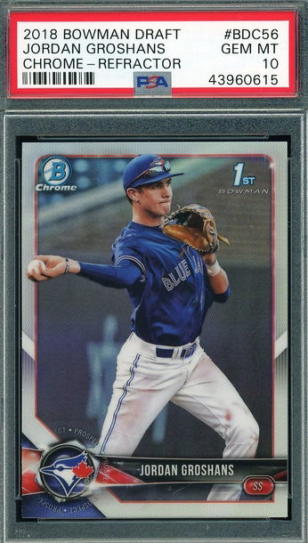 Jordan Groshans 2018 Bowman Chrome Refractor
