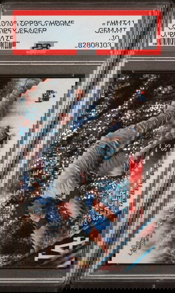 2016 Topps Chrome Update Corey Seager #HMT41 RC PSA 10