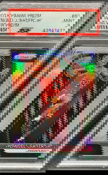 Wendell Carter Jr 2018 Panini Prizm Silver PSA 9