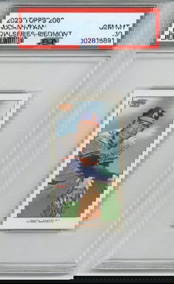 2023 TOPPS 206 LOW SERIES PIEDMONT NOLAN RYAN ANGELS PSA 10 LOW POP