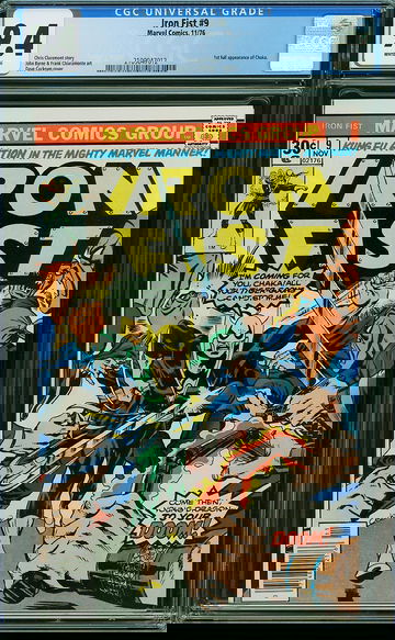 IRON FIST #9, CGC 9.4 NM