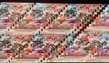 (6) 2021 Bowman Chrome Sealed Mega Box lot Witt Dominguez Carroll Rutschman Kjerstad Mayo