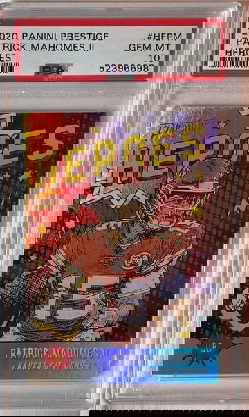 2020 Prestige Patrick Mahomes Heroes PSA 10 Foil Chiefs GEM