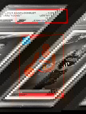 2018 Panini Donruss - Trae Young - Rated Rookie Base PSA 10