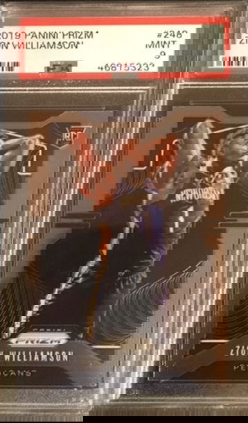 2019-20 Prizm - ZION WILLIAMSON - Rookie - PSA 9