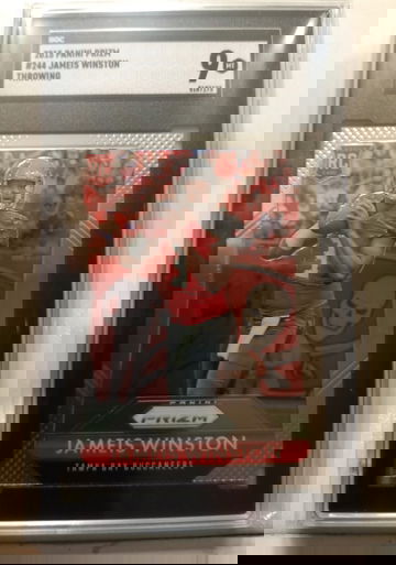 2015 Prizm James Winston Throwing RC SGC 9